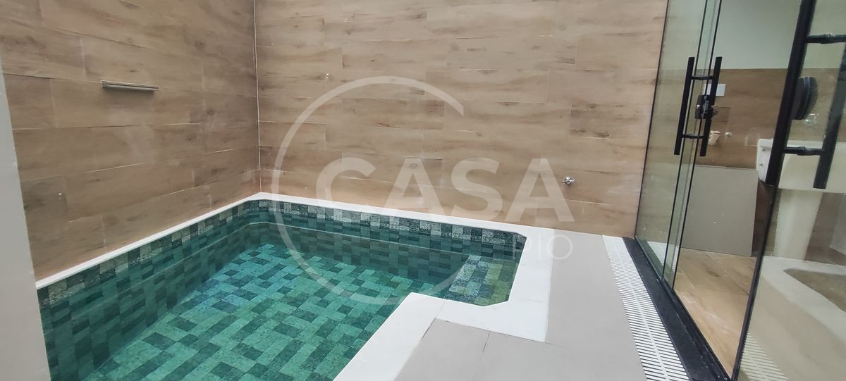 Casa nova com piscina para locação definitiva em Peruibe